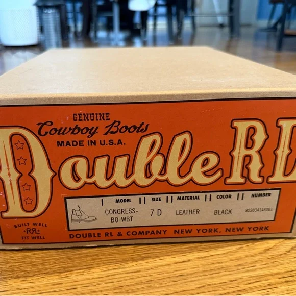 RRL Double RL Leather Congress Chelsea Boots NWT - Picture 11 of 11